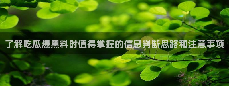吃瓜今日热点